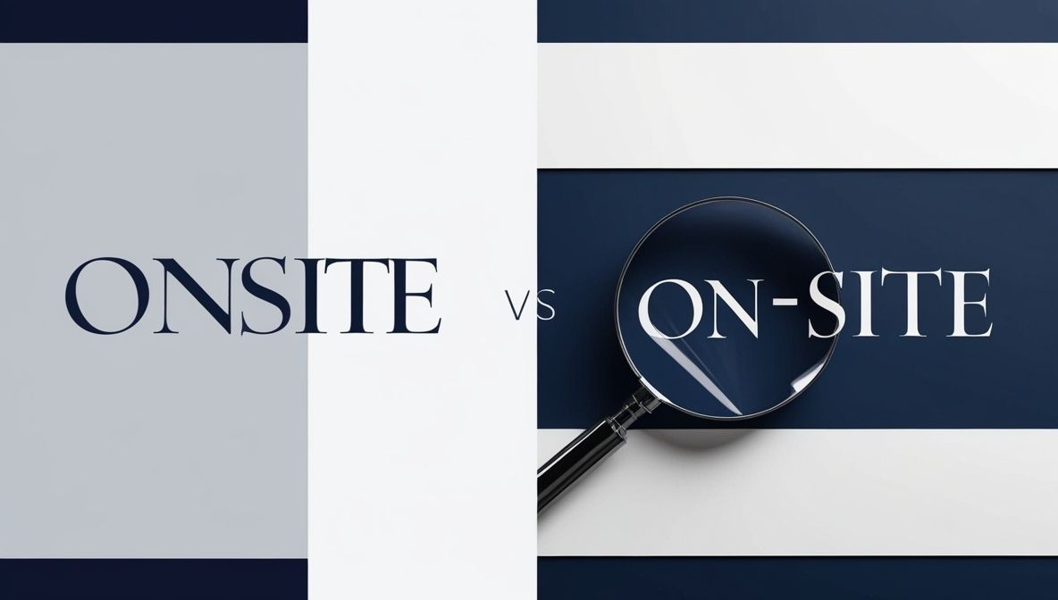 Onsite or On‑Site