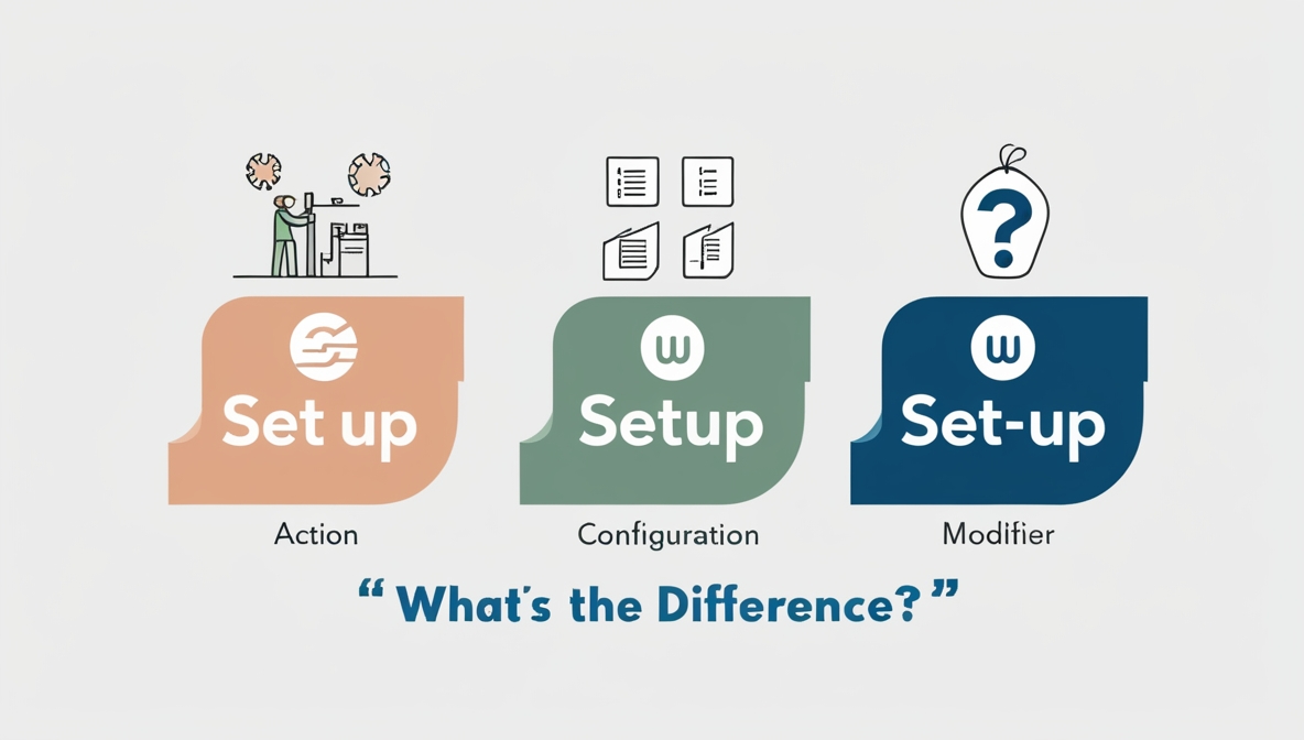Set Up vs Setup